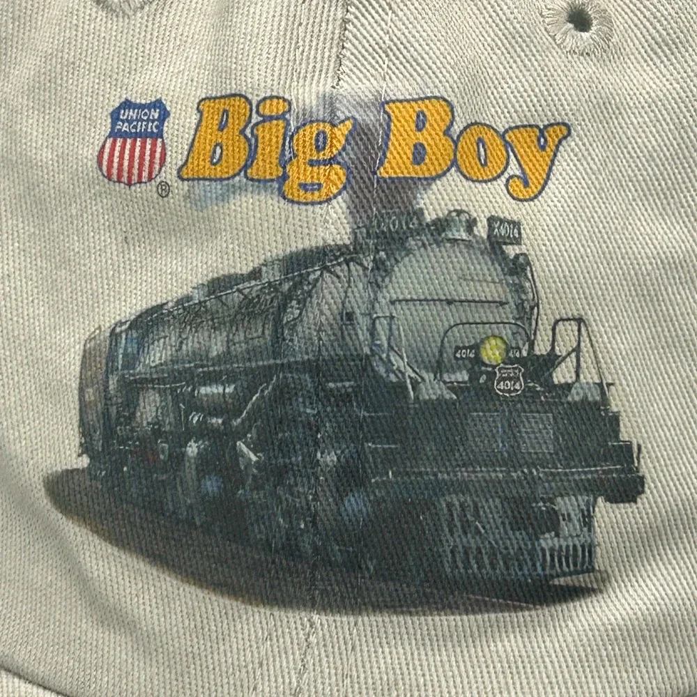 Union Pacific Train Hat Big Boy Cap Steamer Locomotive 4014 Railroad Dad Engine